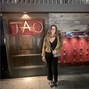 Victoria secret one piece jumpsuit- all black with belt and lack top